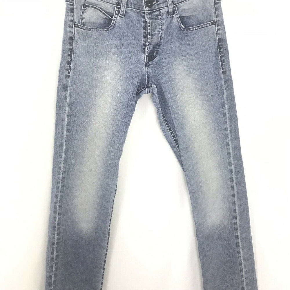 Hudson Mens Jeans 31 X 29 Light Wash Byron Five Po